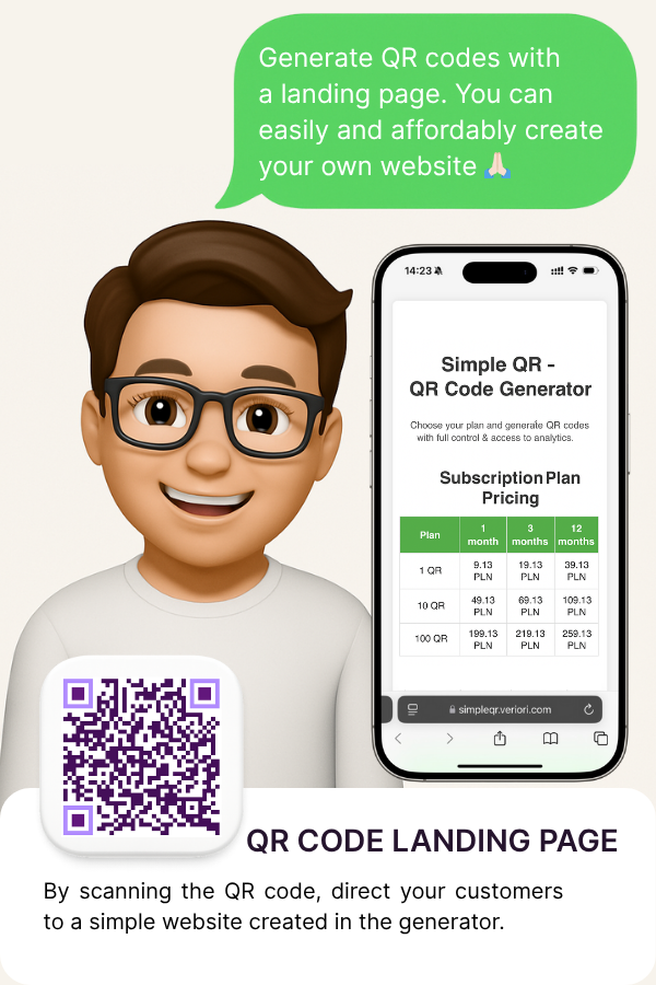 QR Code Landing Page