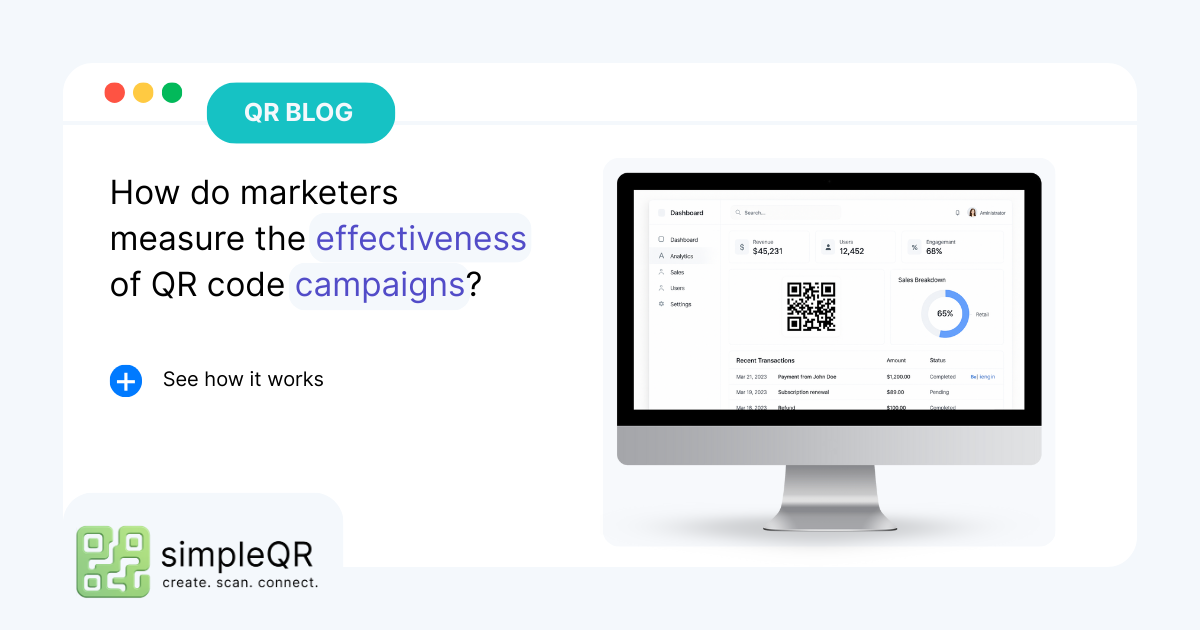 How marketers use QR Codes to measure conversion